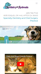 Mobile Screenshot of dentistryforanimals.com